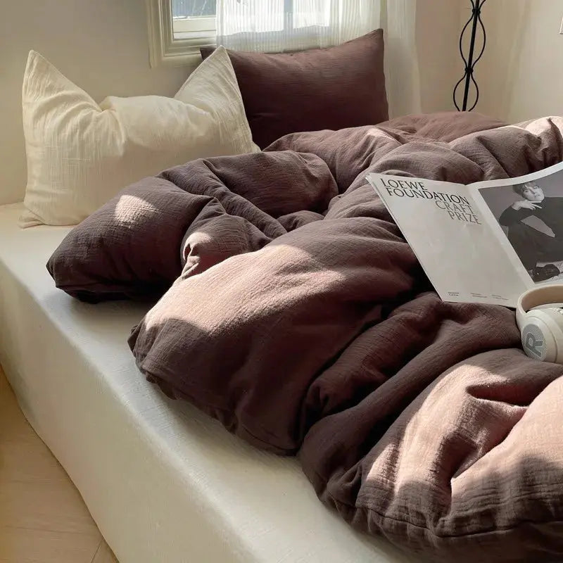 Ultra Soft Washed Microfiber Duvet Cover Set with Pillowcases Julia M LifeStyles