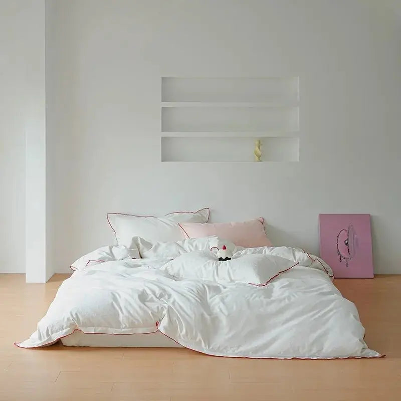 Luxury 100% Cotton Duvet Cover Set with Soft Texture & Pillowcases - Julia M LifeStyles