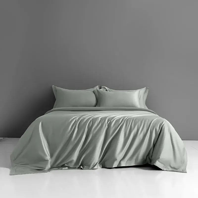 1000TC Long Staple Cotton Silky Sateen Smooth Texture Luxury Soft 3Pcs Duvet cover Pillowcases for All Season Twin Double Queen - Julia M LifeStyles