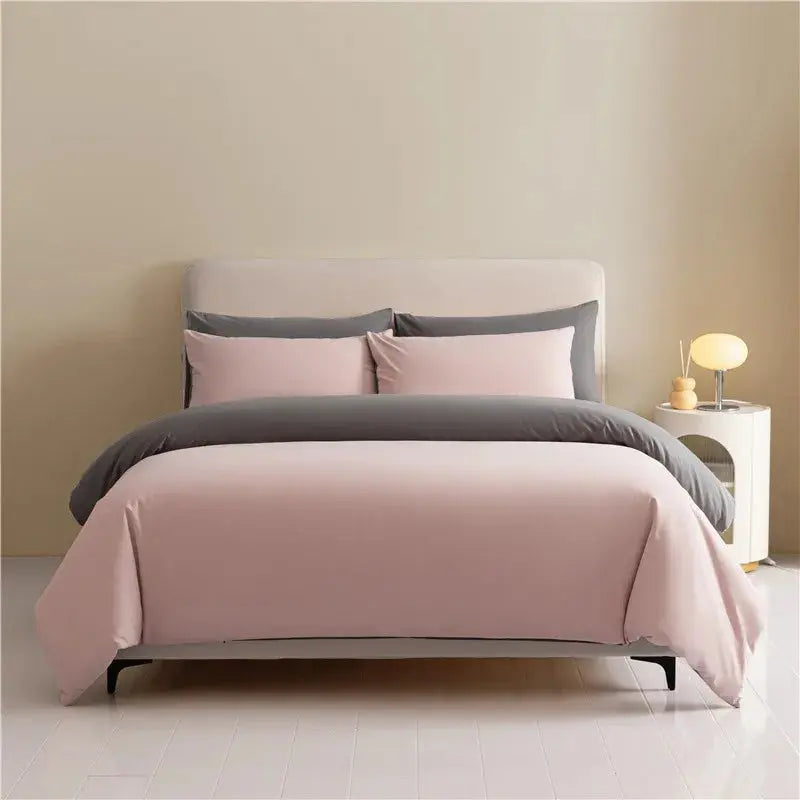 Luxurious Reversible Brushed Cotton Duvet Cover Set with Pillowcases Julia M LifeStyles