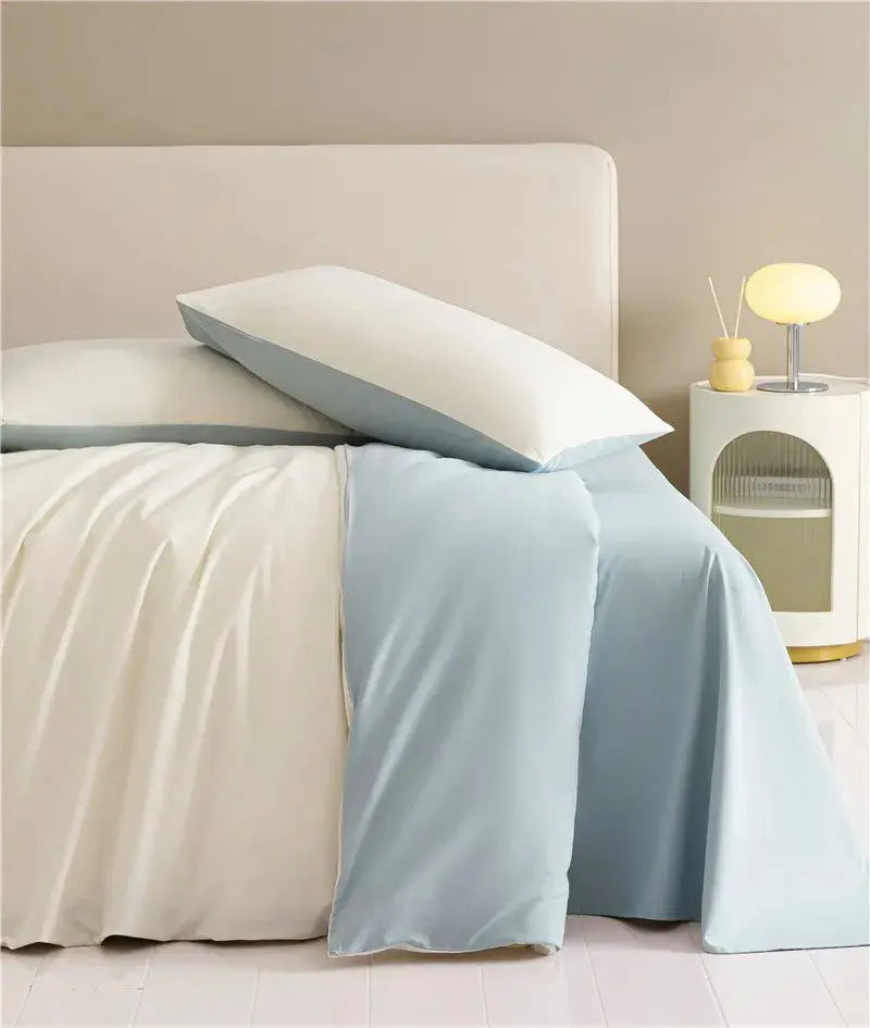Luxurious Reversible Brushed Cotton Duvet Cover Set with Pillowcases Julia M LifeStyles