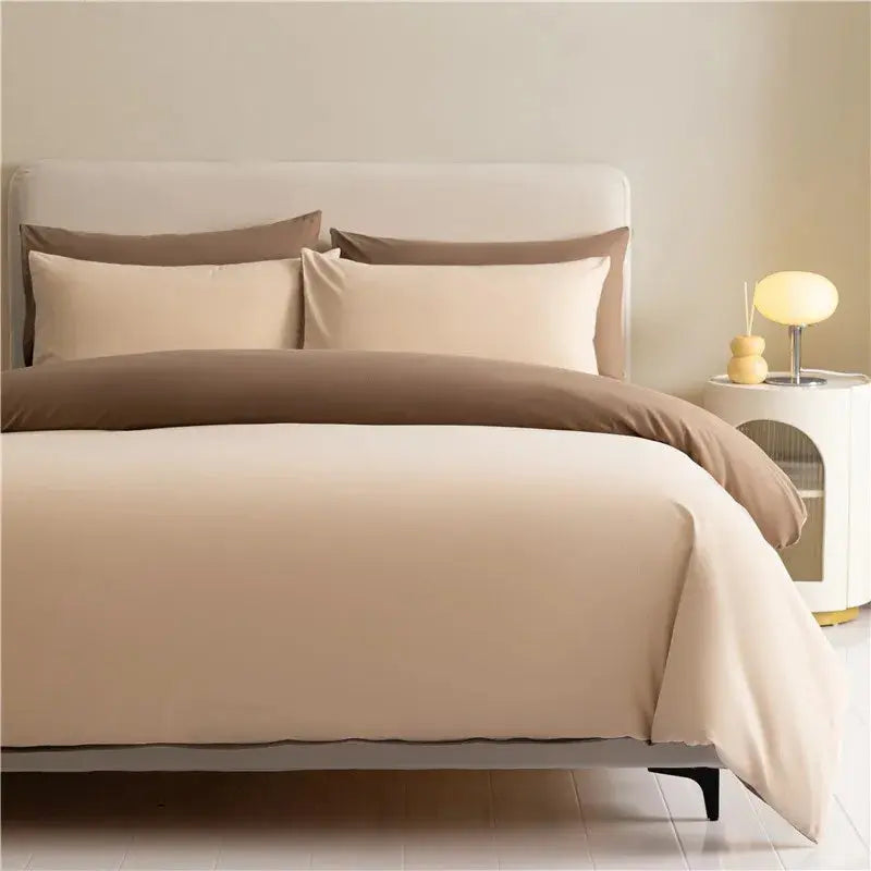 Luxurious Reversible Brushed Cotton Duvet Cover Set with Pillowcases Julia M LifeStyles