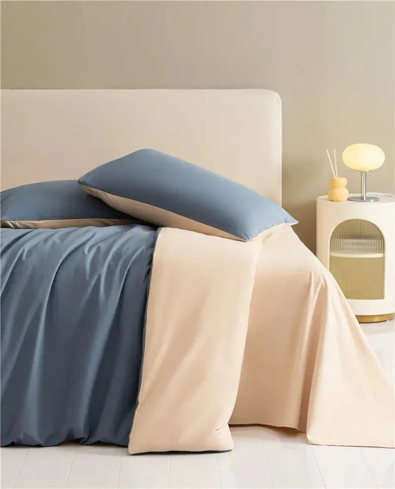 Luxurious Reversible Brushed Cotton Duvet Cover Set with Pillowcases Julia M LifeStyles