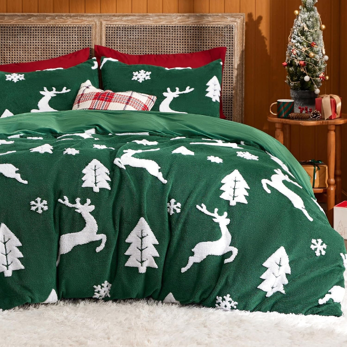 Bedsure Luxurious Faux Fur 3-Piece Duvet Cover Set - Ultra Soft Cozy Bedding Julia M LifeStyles