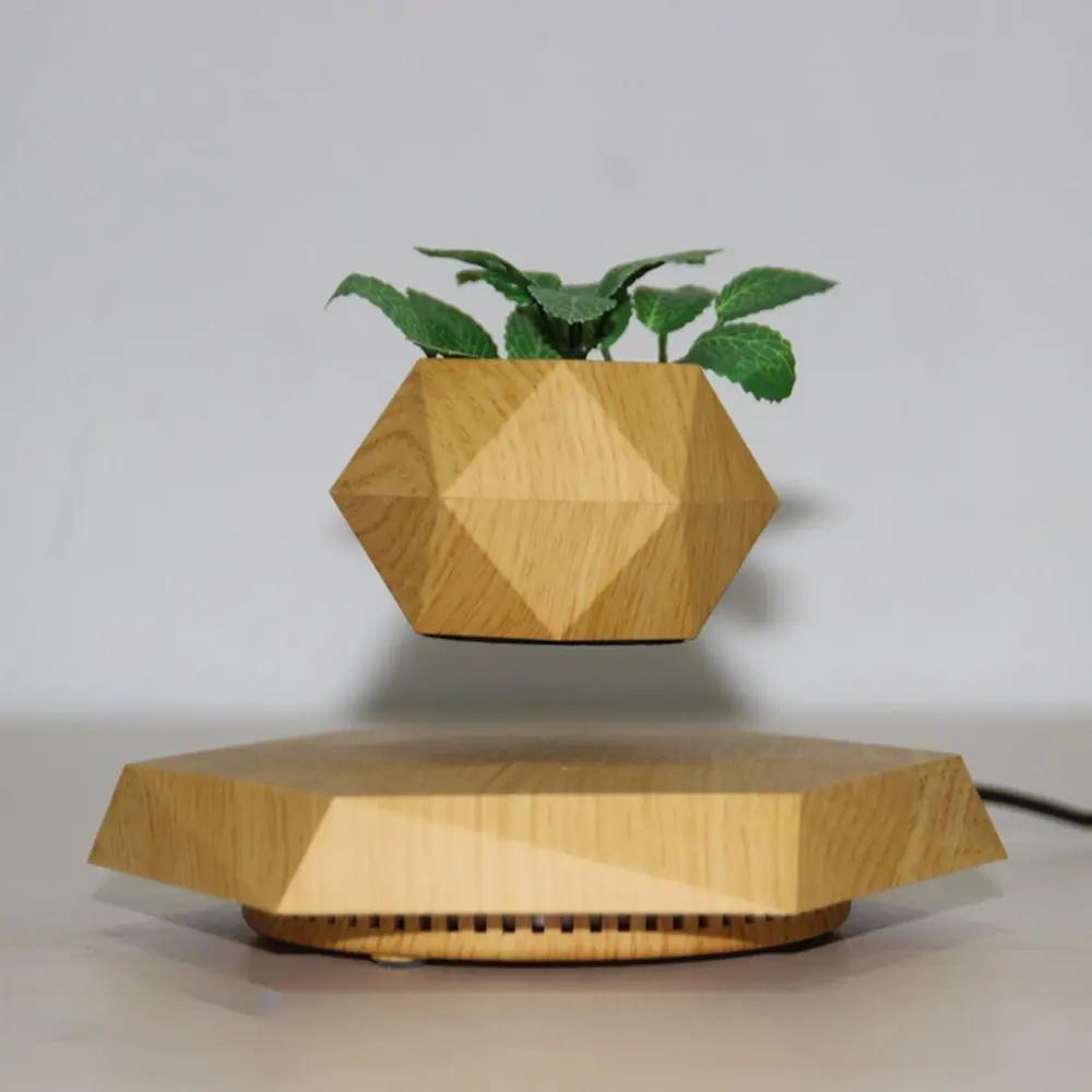 Floating Magnetic Levitating Flower Pot Bonsai Air Plant Pot Planter Potted For Home Office Desk Decor Creative Gift - Julia M LifeStyles