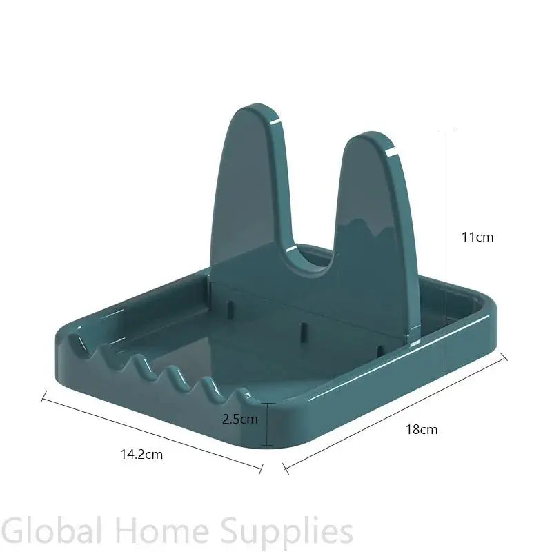 Foldable Kitchen Spoon Rest and Pot Lid Holder
