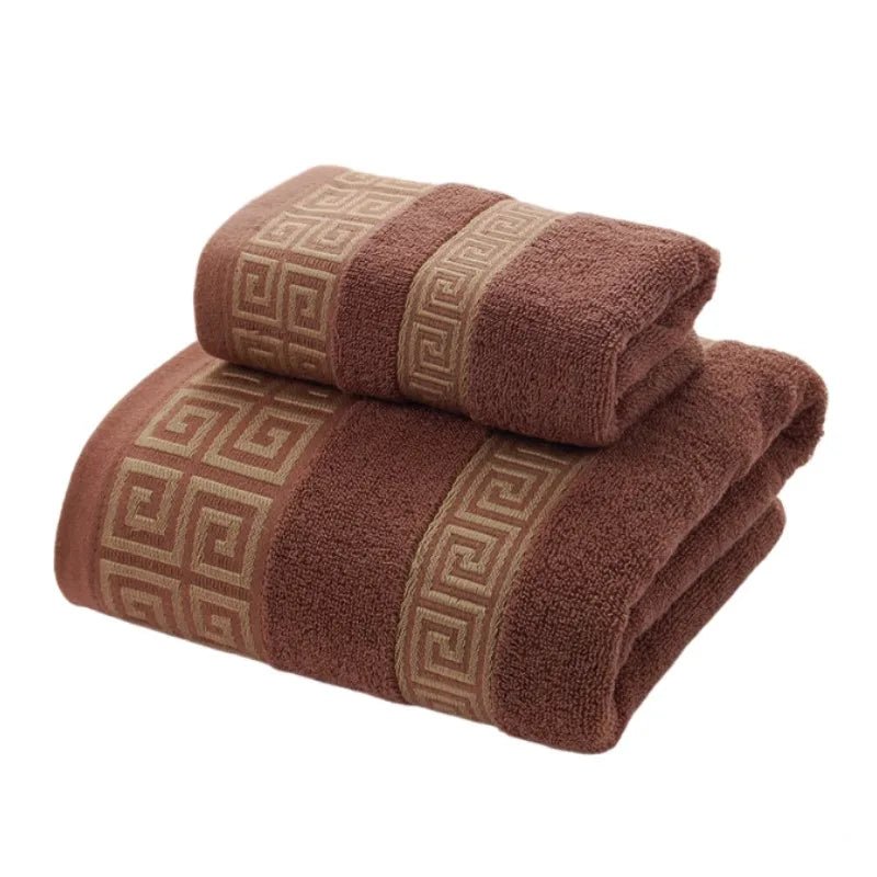 2PCS Green Bath Towels Set - Julia M LifeStyles