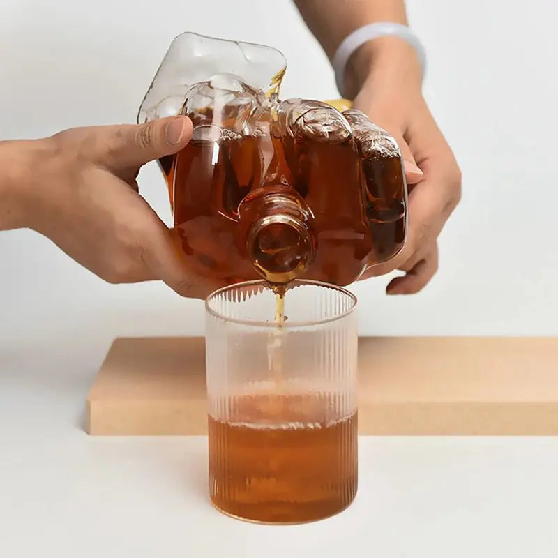 Middle Finger Shaped Glass Decanter by Julia M LifeStyles - Julia M LifeStyles