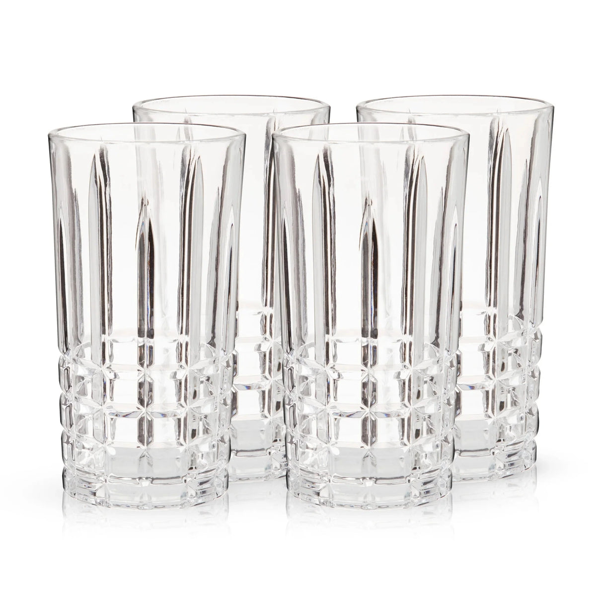 Highland Luxury Borosilicate Highball Tumblers Set of 4 Julia M LifeStyles