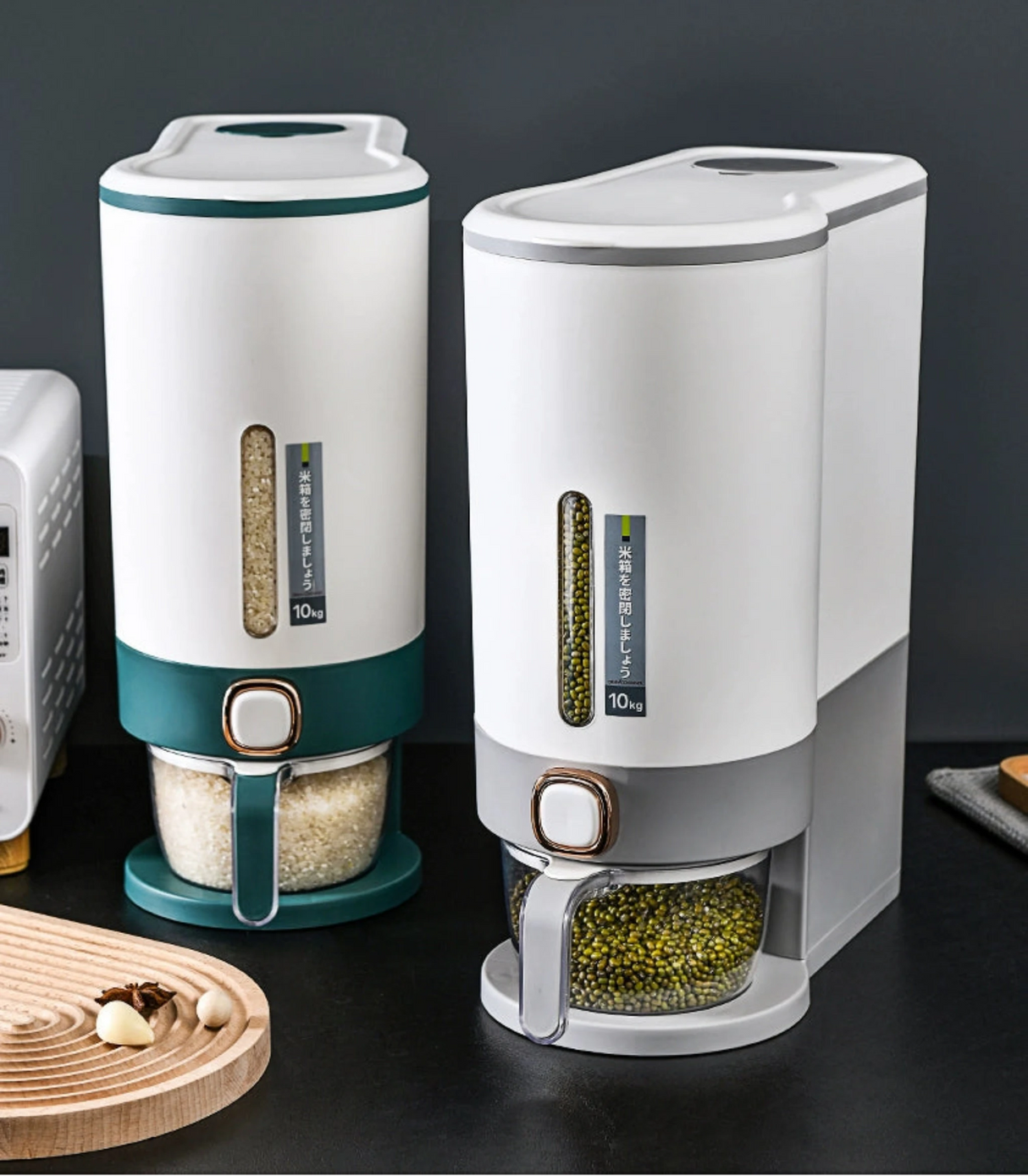 Luxurious Seal & Dispense Rice Storage Bucket Julia M LifeStyles