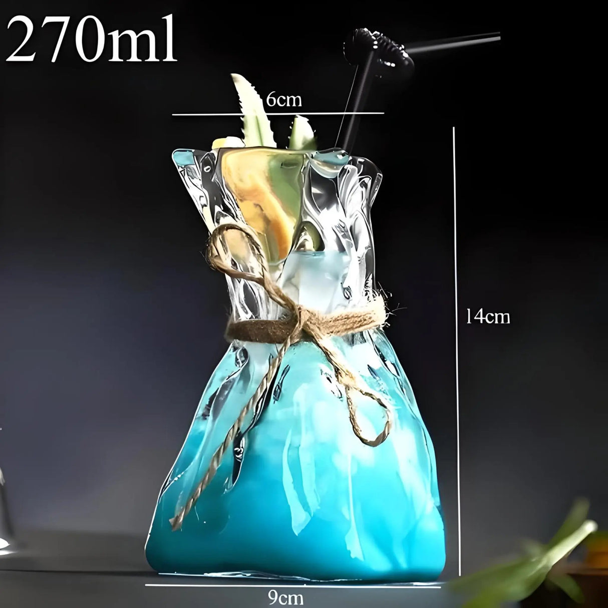 Creative Pleating 270ml Cocktail Glass by Barmaid Barware - Julia M LifeStyles