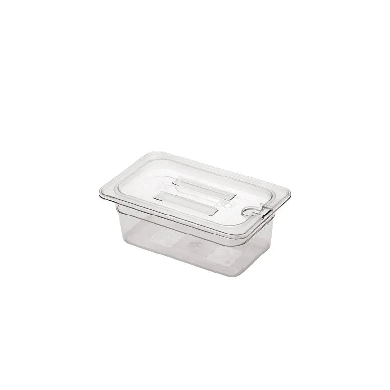 Polycarbonate GN Container Cover with Ladle Hole - High Quality Food Storage Lid Julia M LifeStyles