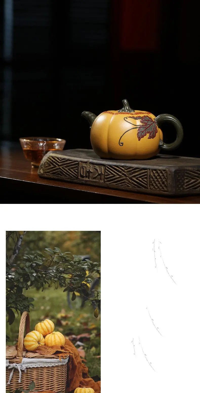 Opulent Dark-Red Enameled Pottery Teapot - Julia M LifeStyles