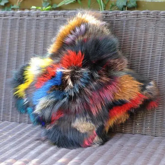 CX-D-96B New Products Silver Fox Fur Red Fox Fur Sofa Cushion Cover - Julia M LifeStyles