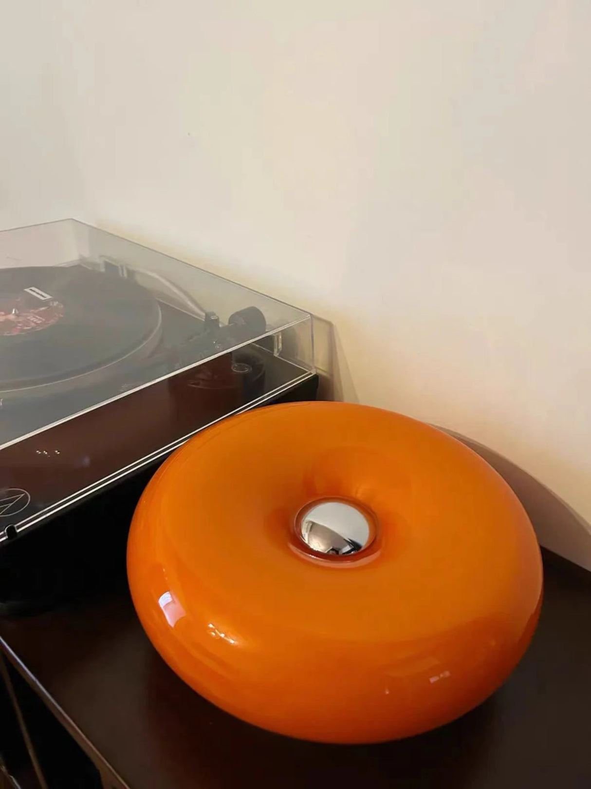 Julia M Lifestyles Retro Glass Wall Lamp 🍊 - Modern Orange LED Fixture - Julia M LifeStyles