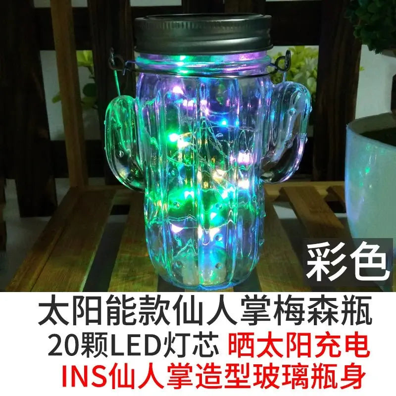 Nordic Style Solar Mason Bottle Lights 🌟 - Julia M LifeStyles