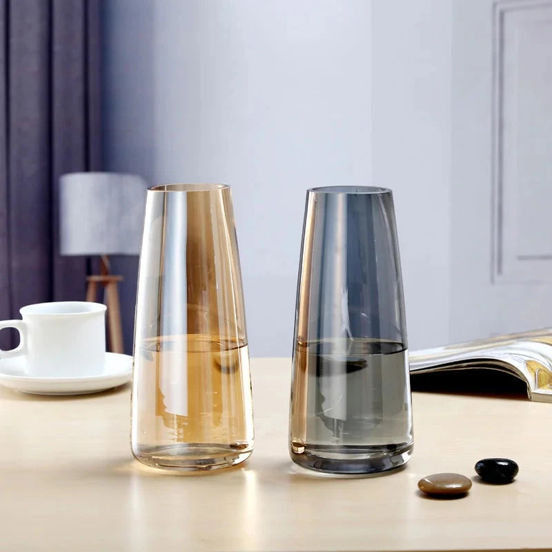 Transparent Glass Vase Julia M LifeStyles