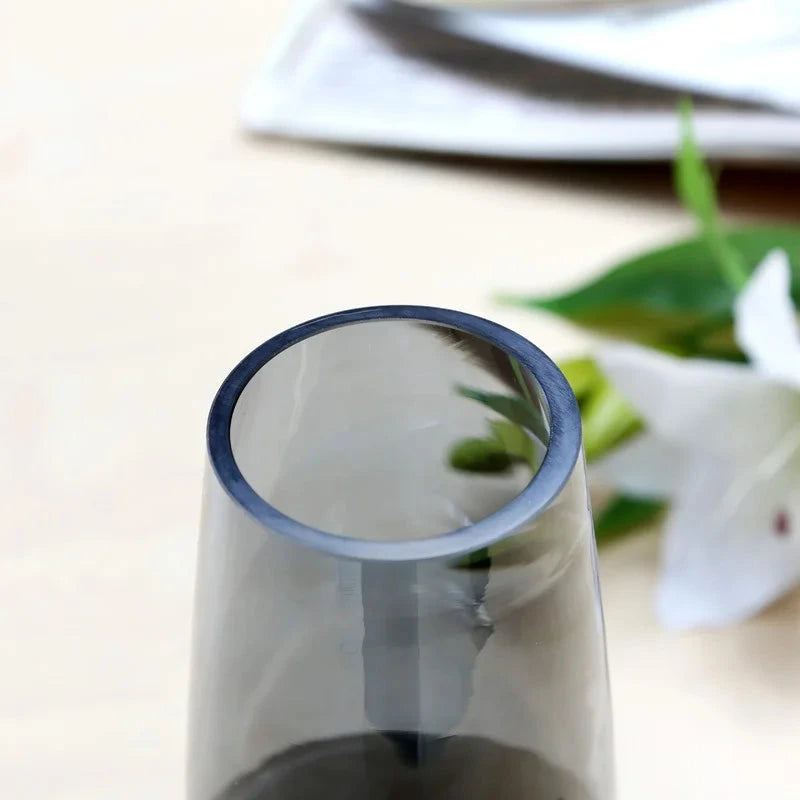 Transparent Glass Vase Julia M LifeStyles