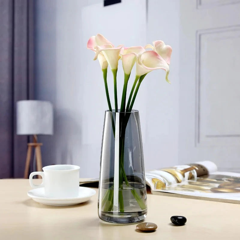 Transparent Glass Vase Julia M LifeStyles