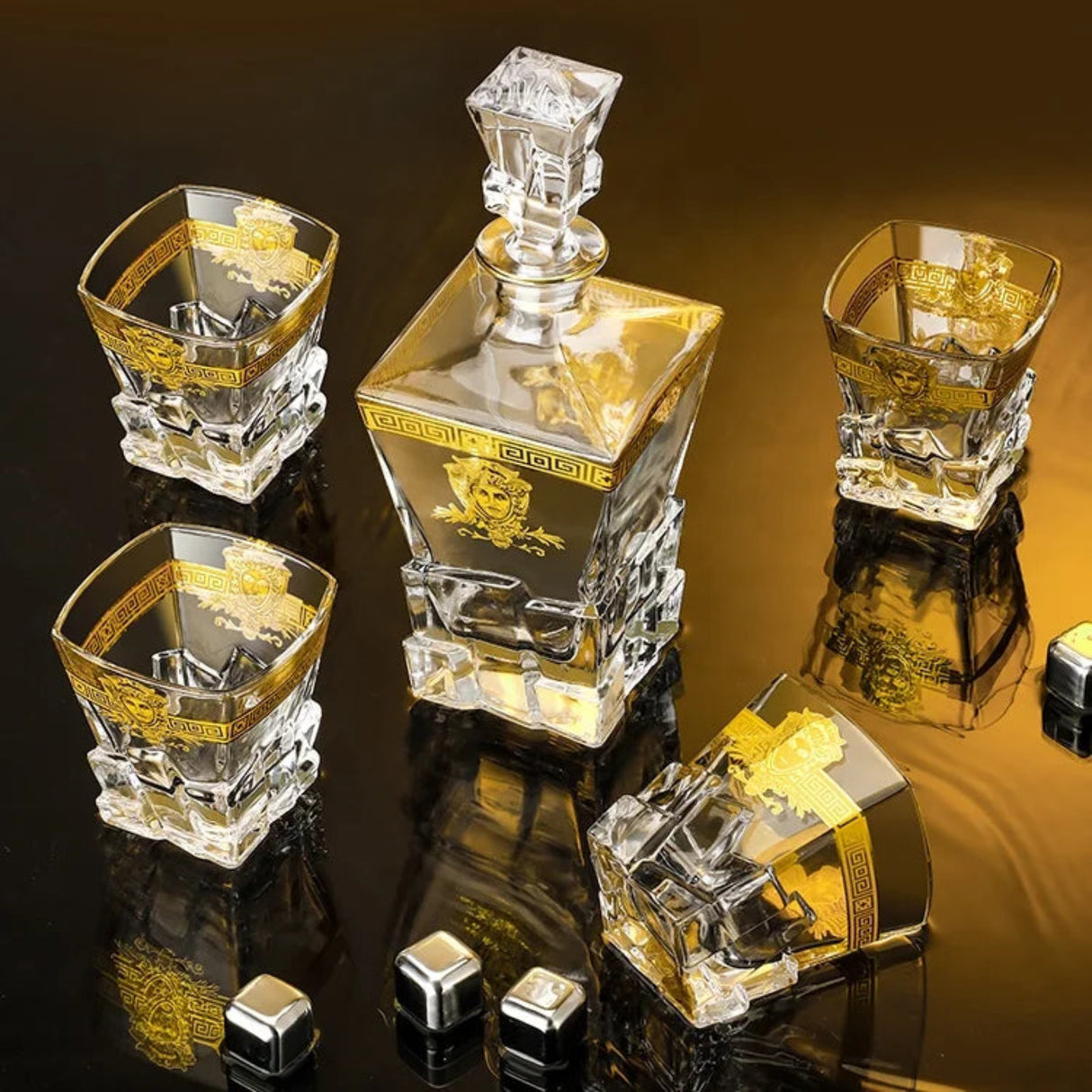 Customized Wine Cups and Bottle Sets Luxury Design Drinking Glass 280ml for Whisky Glass Julia M LifeStyles