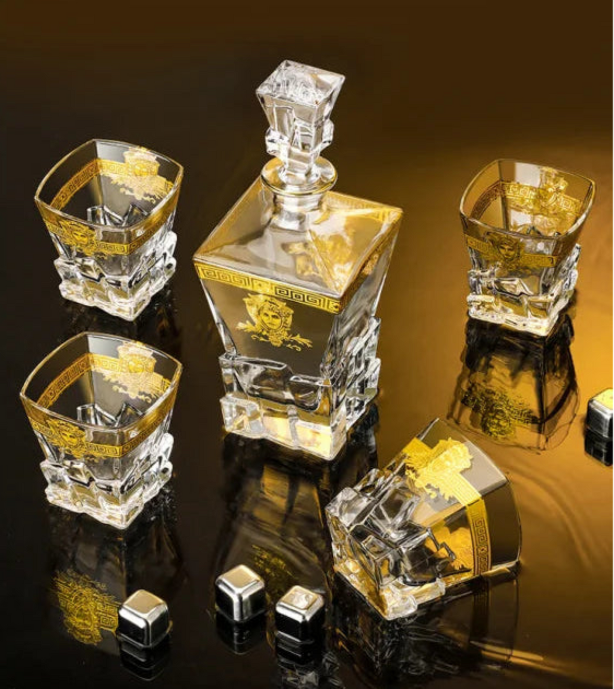 Customized Wine Cups and Bottle Sets Luxury Design Drinking Glass 280ml for Whisky Glass Julia M LifeStyles