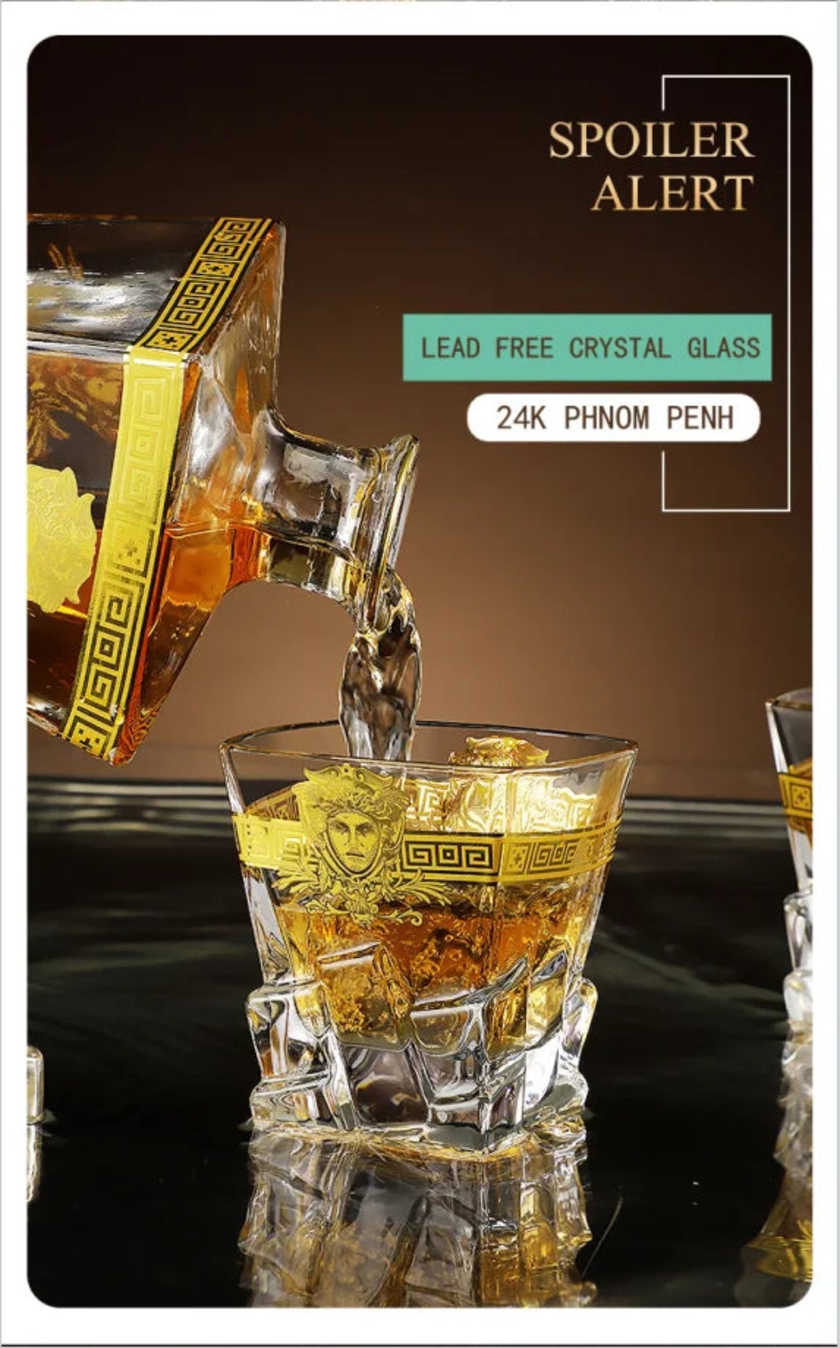 Customized Wine Cups and Bottle Sets Luxury Design Drinking Glass 280ml for Whisky Glass Julia M LifeStyles