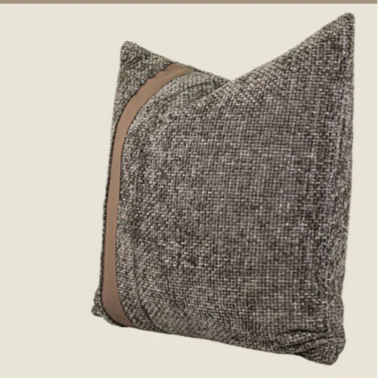 Medieval Coffee Brown Patchwork Cushion Cover - Julia M LifeStyles