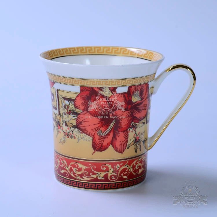 Medusa Milk Cup European Style Bone China Mug Ceramic Cup Cup for Boss Flowering Tea Cup Cup Tea - Julia M LifeStyles