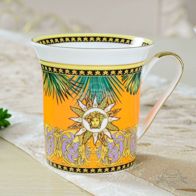 Medusa Milk Cup European Style Bone China Mug Ceramic Cup Cup for Boss Flowering Tea Cup Cup Tea - Julia M LifeStyles