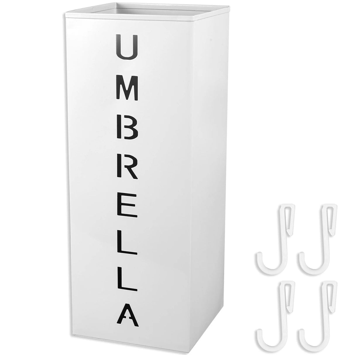 Modern Metal Freestanding Umbrella Stand - Square Mesh Design - Julia M LifeStyles