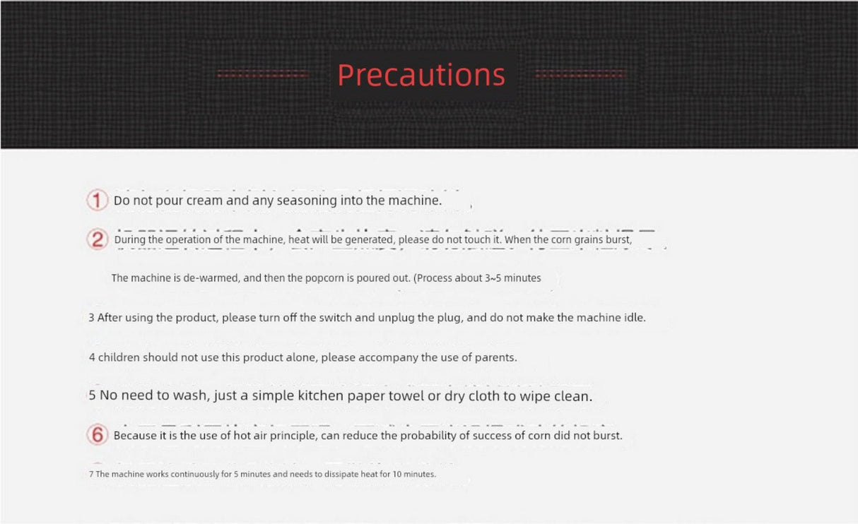 Mini 110V Automatic Popcorn Machine for Home and Kids' Parties - Julia M LifeStyles