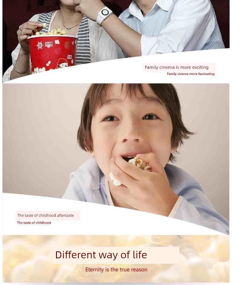 Mini 110V Automatic Popcorn Machine for Home and Kids' Parties - Julia M LifeStyles