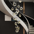Modern C-type Crystal Pendant Lamp for Luxury Interiors - Julia M LifeStyles