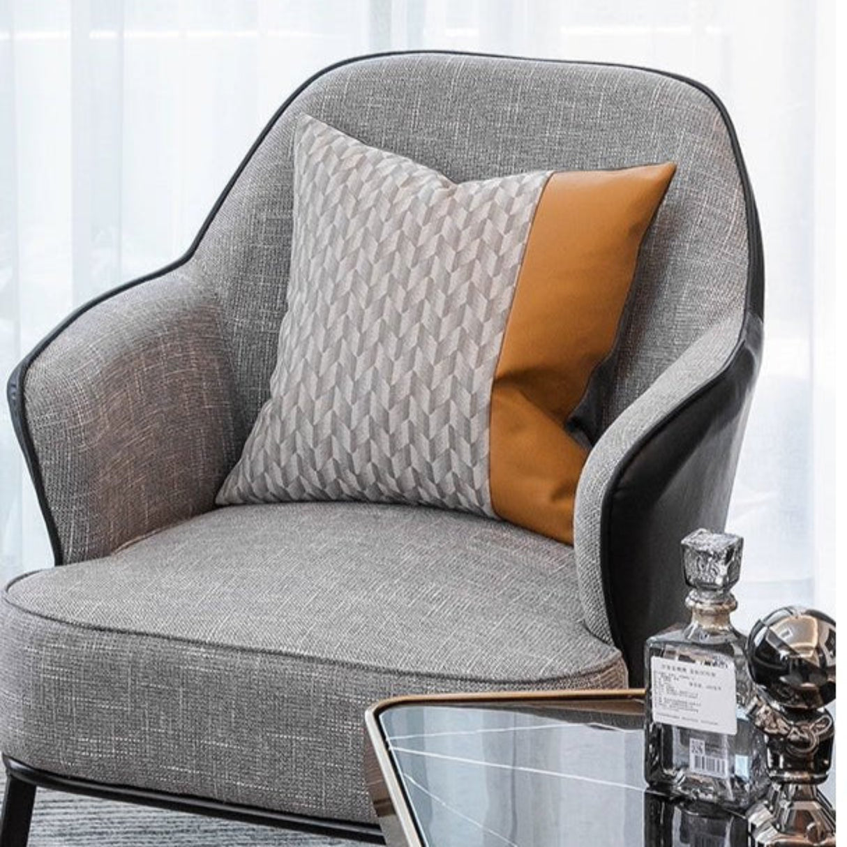 Modern Light Luxury Cushion Living Room Sofa Waist Rest Double-Sided Stereo Stitching Cushion High-End Home Pillows - Julia M LifeStyles