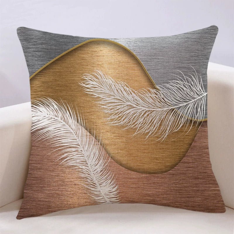 Modern Light Luxury Earth Warm Color Stain Resistant Living Room Pillow (OLKMN) - Julia M LifeStyles