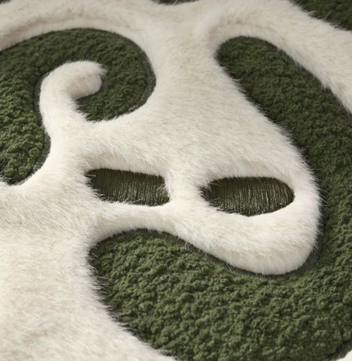 Modern Minimalist Ins Style Cream Style Pillow Classy Green Abstract Graphic Accessible Luxury Classy Hotel Sofa Cushion - Julia M LifeStyles