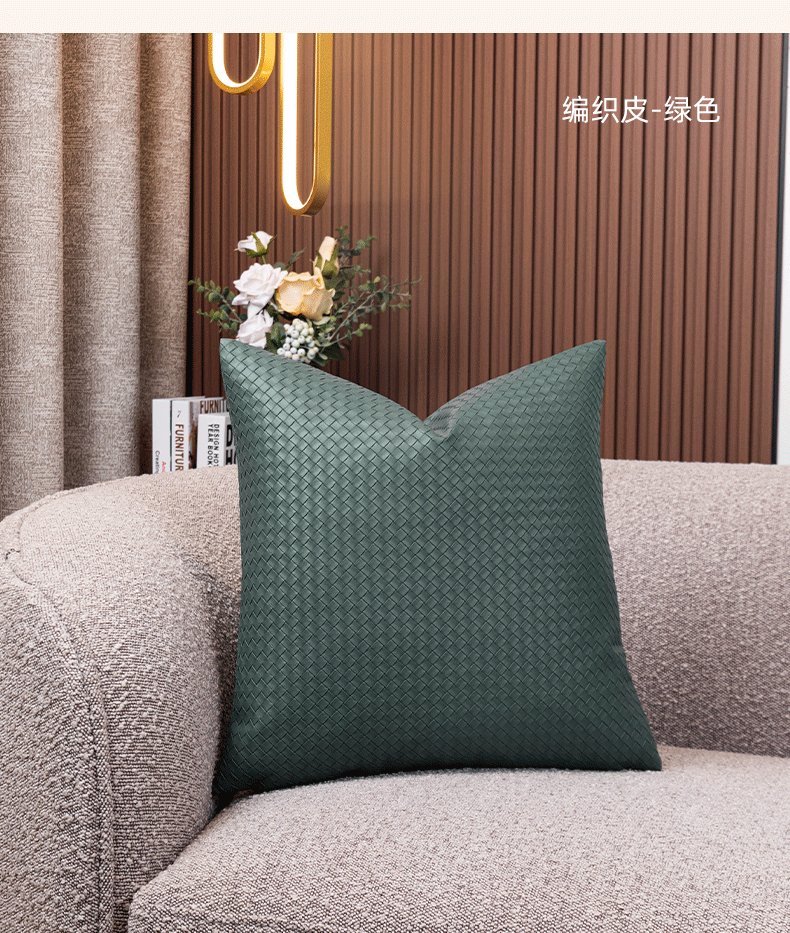 Modern Minimalist Sofa Cushion Patchwork Affordable Luxury Style Fancy Living Room Waist Pillow Bed Head Backrest Cushion with Core - Julia M LifeStyles