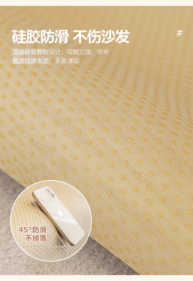 Modern Solid Colour Plush Anti-Slip Sofa Cover - Julia M LifeStyles
