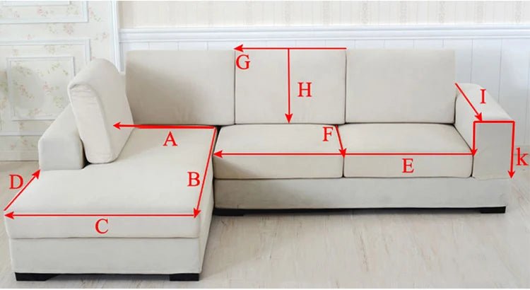Modern Solid Colour Plush Anti-Slip Sofa Cover - Julia M LifeStyles