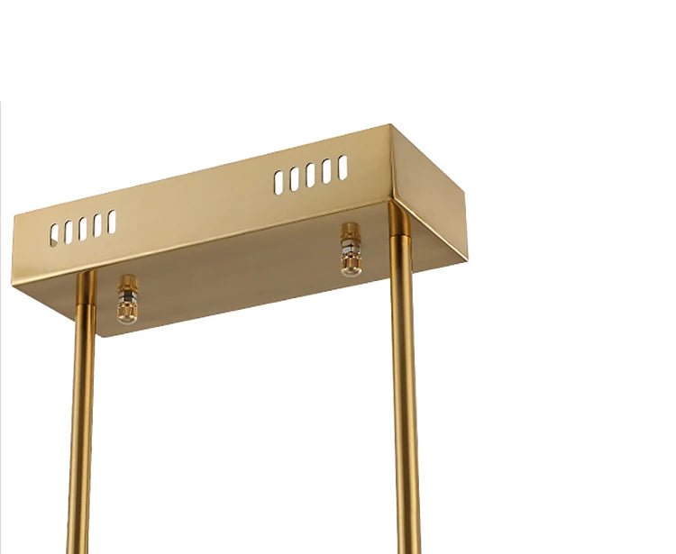 Modern Vintage LED Pendant Light – Iron and Marble Chandelier - Julia M LifeStyles