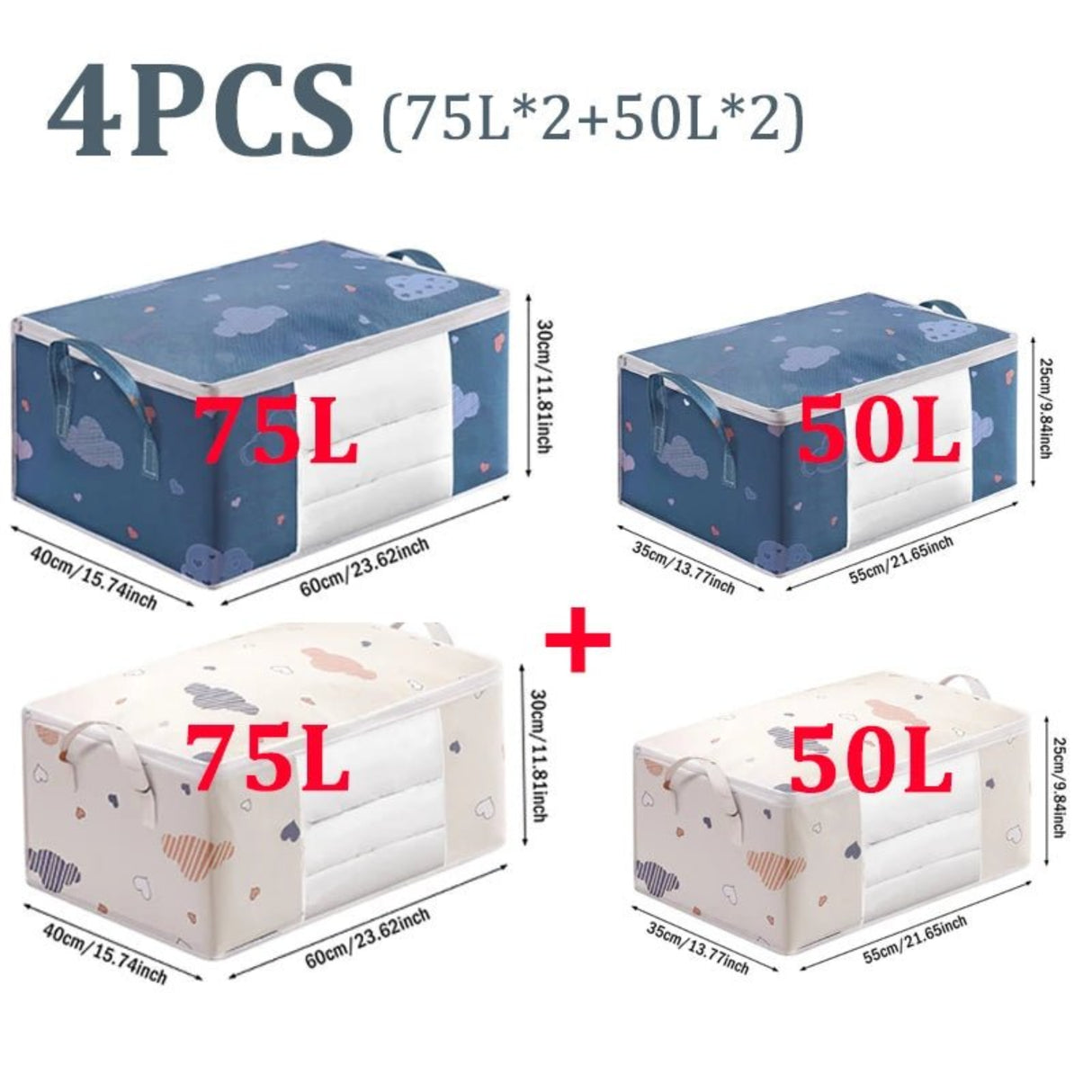 Big Capacity Dust-Proof Quilt and Bedding Storage Bag - Julia M LifeStyles