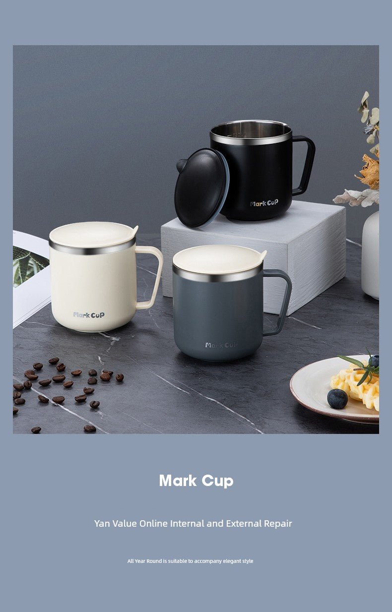 Scandinavian Stainless Steel Student Mug - Julia M LifeStyles