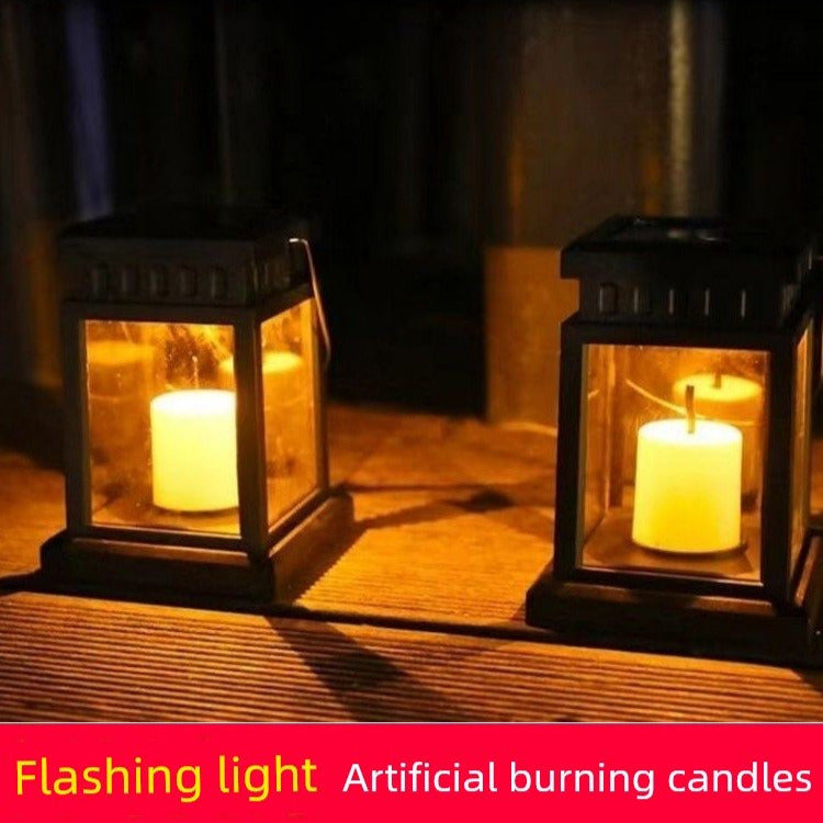 Solar-Powered LED Hanging Candle Light - European Style - Julia M LifeStyles