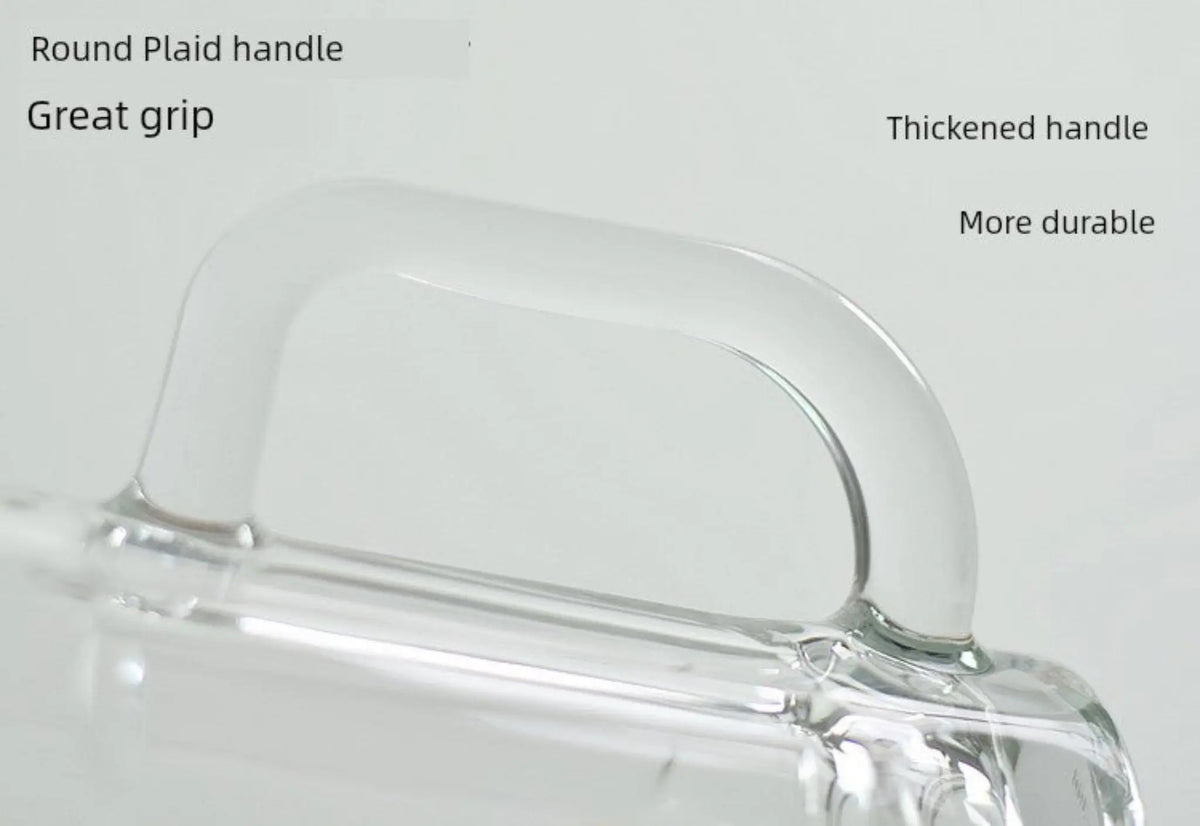 Tempered Glass with Handle Anti-Drop and Heat-Resistant Household Cups - Julia M LifeStyles