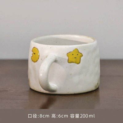 Handmade Retro Japanese Stoneware Heart Mug - Julia M LifeStyles