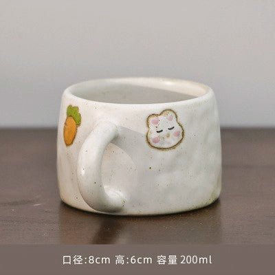Handmade Retro Japanese Stoneware Heart Mug - Julia M LifeStyles