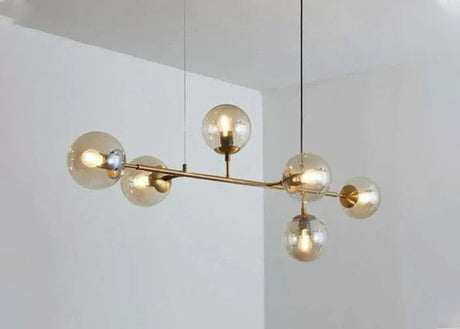 Modern French designer straw hat chandelier
