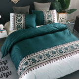 Modern Printed Polyester Duvet Cover Set with Pillowcases