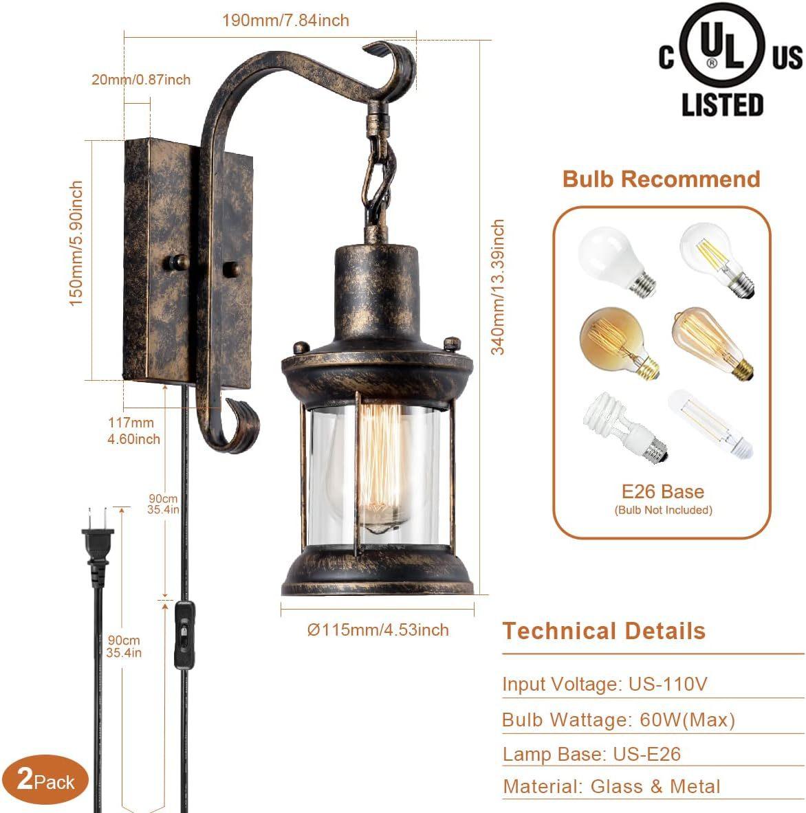 Astoria Vintage Wall Sconce