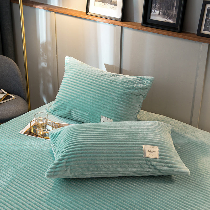 Velvet Elegance Four-Piece Duvet Cover Set